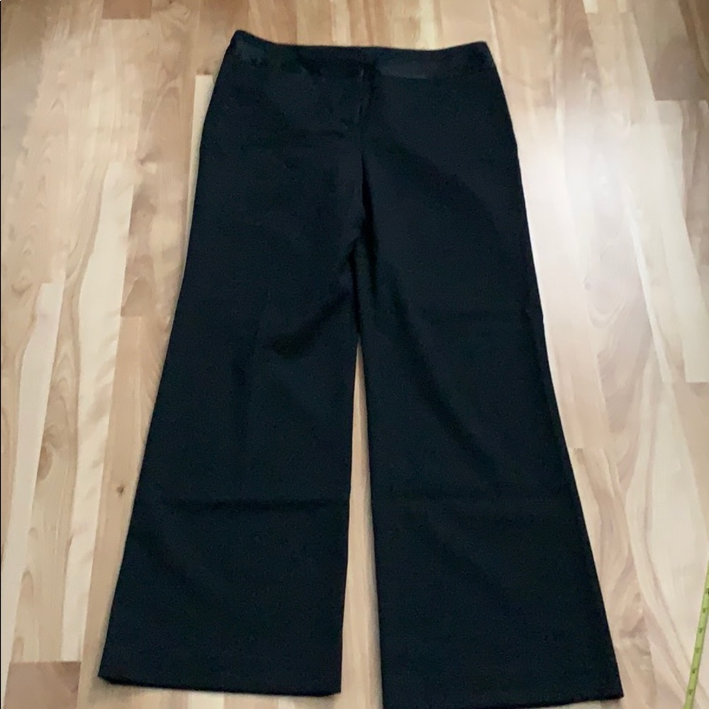 Talbots Heritage wool tuxedo wide leg pants